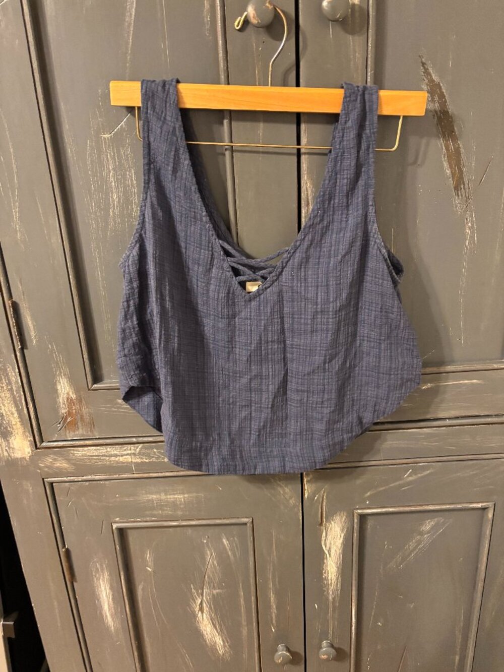 RIP CURL CLASSIC SURF CAMI TANK TOP IN MID BLUE